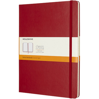 MOLESKINE® Notizbuch Classic Hardcover XL, liniert, scarlet red MOLESKINE® Notizbuch Classic Hardcover XL, liniert, scarlet red