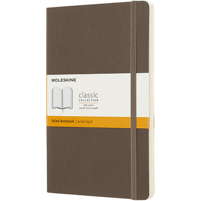 MOLESKINE® Notizbuch Classic Softcover L, liniert, earth brown MOLESKINE® Notizbuch Classic Softcover L, liniert, earth brown