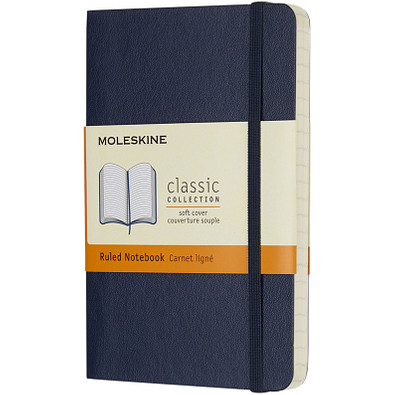 MOLESKINE® Notizbuch Classic Softcover Taschenformat, liniert, saphir MOLESKINE® Notizbuch Classic Softcover Taschenformat, liniert, saphir