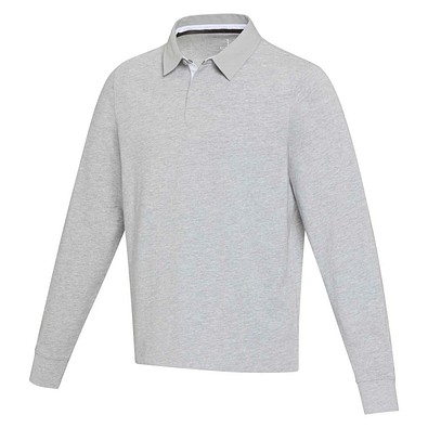 Clyde Rugby Polo Sweatshirt Unisex, heather grau, 2XL