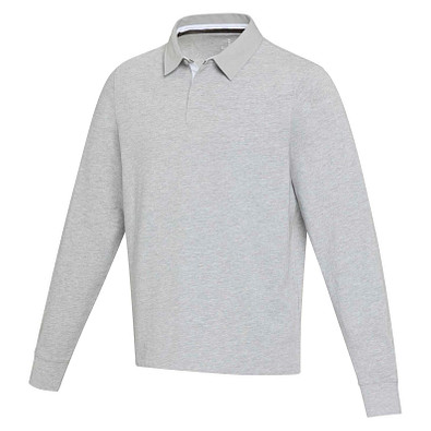 Clyde Rugby Polo Sweatshirt Unisex, heather grau, XS