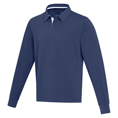 Clyde Rugby Polo Sweatshirt Unisex, navy, XS