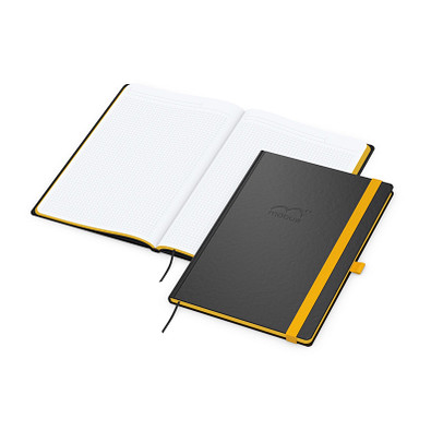 Geiger-Notes Notizbuch Color-Book A4 Bestseller, inkl. Prägung, Farbschnitt gelb