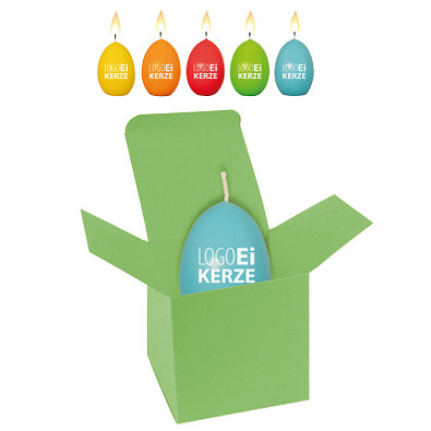 ColorBox LogoEi Kerze - Hellgrün