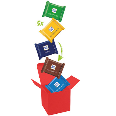 ColorBox Ritter Sport mini - Rot