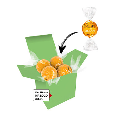 Color Lindor Box - Hellgrün - Karamell