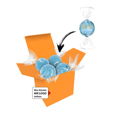 Color Lindor Box - Orange - Stracciatella
