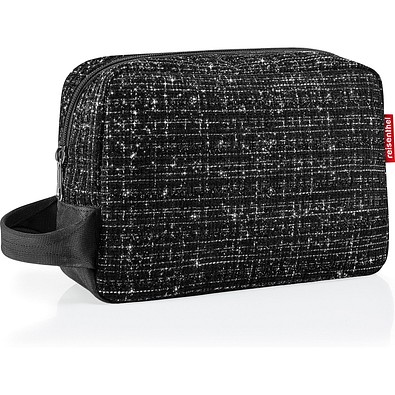 cosmeticpouch M, bouclé black
