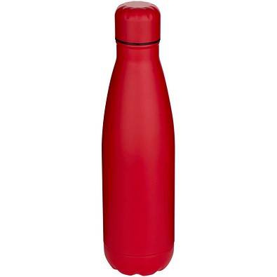 Cove 750 ml RCS-zertifizierte, einwandige Trinkflasche aus recyceltem Edelstahl, rot