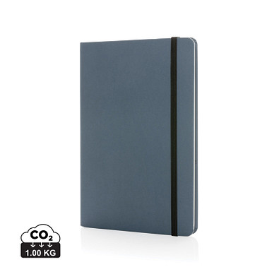 Craftstone A5 Notizbuch aus recycelt. Kraft- und Steinpapier, Königsblau