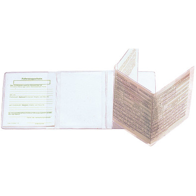 CREATIV-DESIGN KFZ-Scheintasche, transparent