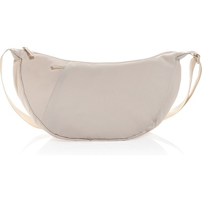 Crescent XL AWARE™ RPET Half-Moon Sling Tasche, beige