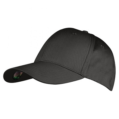 CrisMa Baseballcap aus recycelter Baumwolle, schwarz