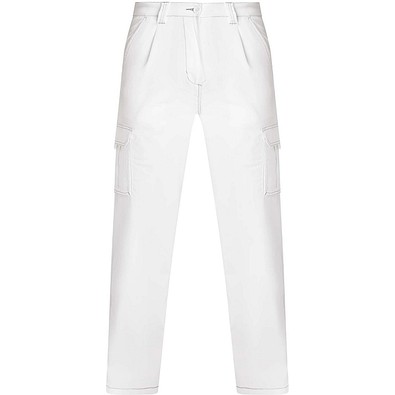 Daily Stretch Arbeitshose aus 250 g/m2 Elasthan, weiss, 38