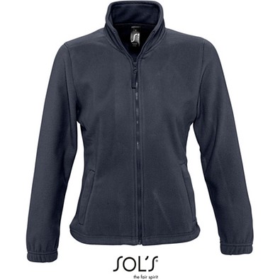 Damen Fleecejacke North, S, Navy