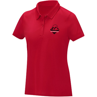 Deimos Poloshirt cool fit mit Kurzärmeln für Damen, rot, 4XL
