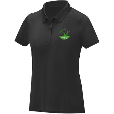 Deimos Poloshirt cool fit mit Kurzärmeln für Damen, schwarz, 4XL