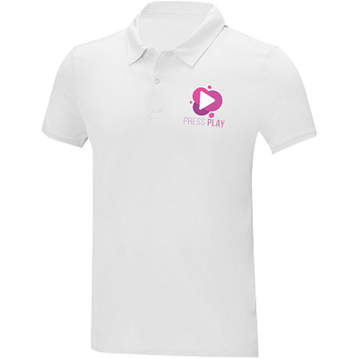 Deimos Poloshirt cool fit mit Kurzärmeln für Herren, weiß, S