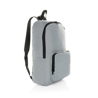 Dillon AWARE RPET faltbarer klassischer Rucksack, grau