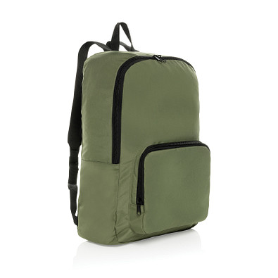 Dillon AWARE RPET faltbarer klassischer Rucksack, grün