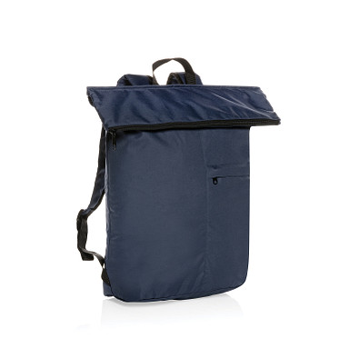Dillon AWARE™ RPET faltbarer Lightweight-Rucksack, navy blau