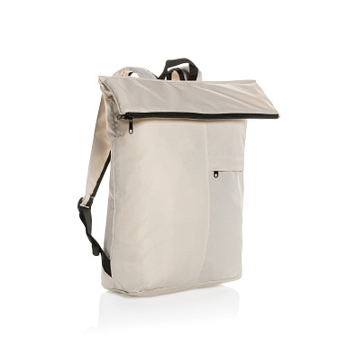 Dillon AWARE™ RPET faltbarer Lightweight-Rucksack, off white