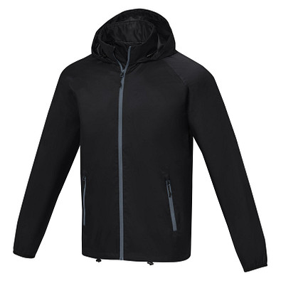 Dinlas leichte Jacke für Herren, schwarz, XS