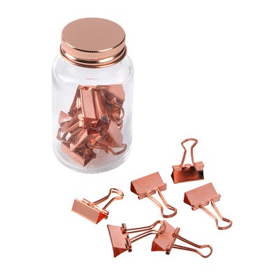 Dokumentenklammer im Glas COPPER CLAMP,kupfer