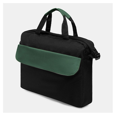 Dokumententasche BRISTOL,dunkelgrün, schwarz