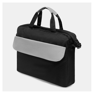 Dokumententasche BRISTOL,grau, schwarz