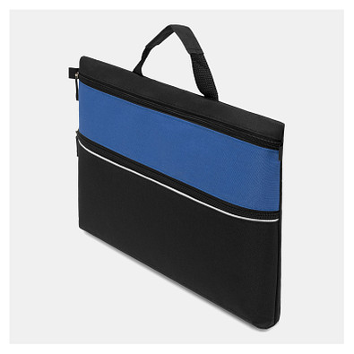 Dokumententasche FILE,blau, schwarz