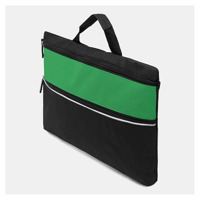 Dokumententasche FILE,grün, schwarz