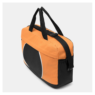 Dokumententasche PI,orange, schwarz