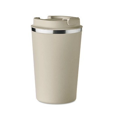 Doppelwandiger Becher 350ml BRACE, Beige