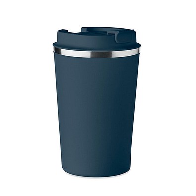 Doppelwandiger Becher 350ml BRACE, Marineblau