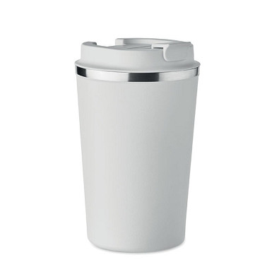 Doppelwandiger Becher 350ml BRACE, Weiß