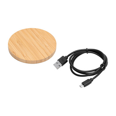 Drahtlose Ladestation POWER PLATE,braun