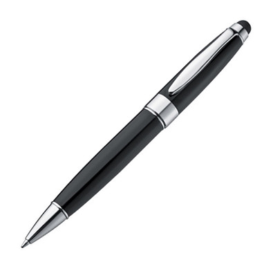 Drehkugelschreiber mit Touch-Pen Smart, blaue Mine, schwarz Drehkugelschreiber mit Touch-Pen Smart, blaue Mine, schwarz