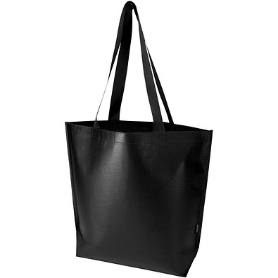 Duo GRS recycelte doppellaminierte Tragetasche Oversize 30L, schwarz