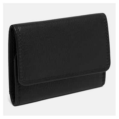 Echtleder-Geldbörse CLUB,schwarz