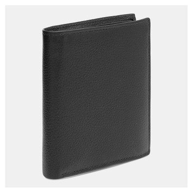 Echtleder-Geldbörse MESSINA,schwarz