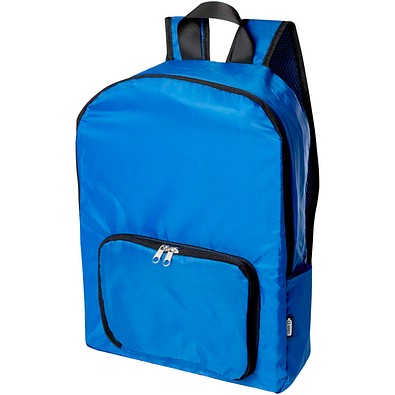 EcoFold faltbarer RPET Rucksack 15 L, royalblau