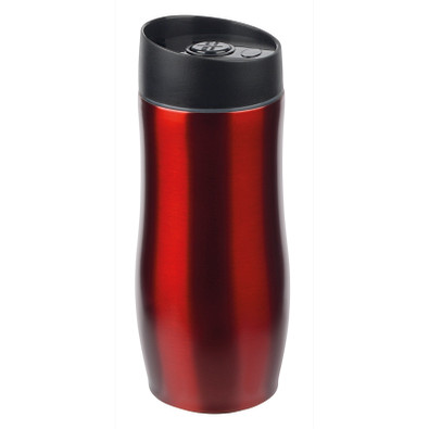 Edelstahl Isolierbecher To Go, 380 ml, rot