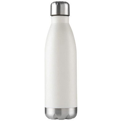 Thermo-Trinkflasche Design, 500 ml, Weiß