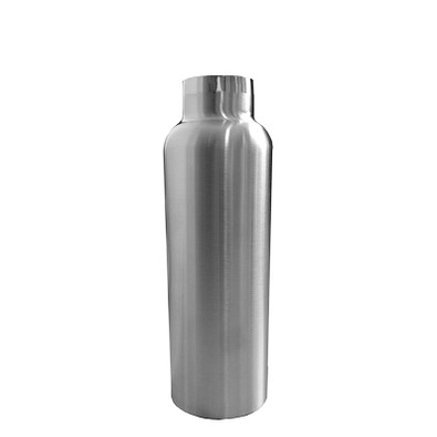 Edelstahl-Trinkflasche Tea & Fruit mit Edelstahldeckel, 750 ml, silber