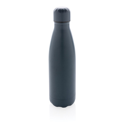 Einfarbige Vakuumisolierte Stainless Steel Flasche, blau