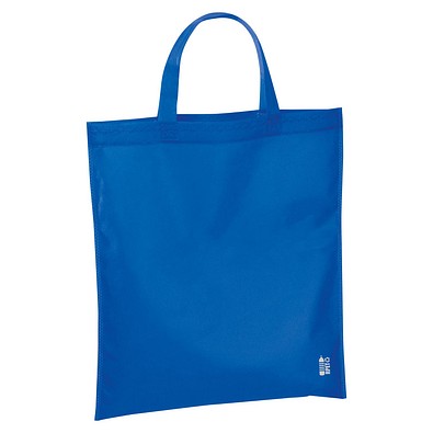 Einkaufstasche aus recyceltem Non Woven , blau
