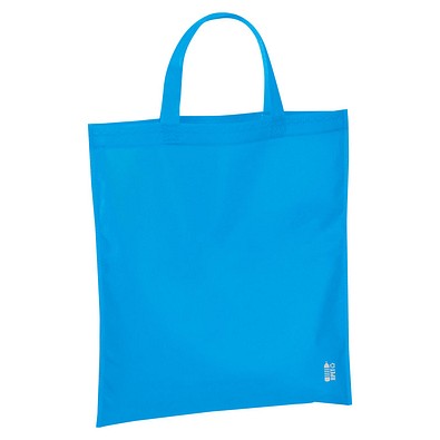 Einkaufstasche aus recyceltem Non Woven , hellblau
