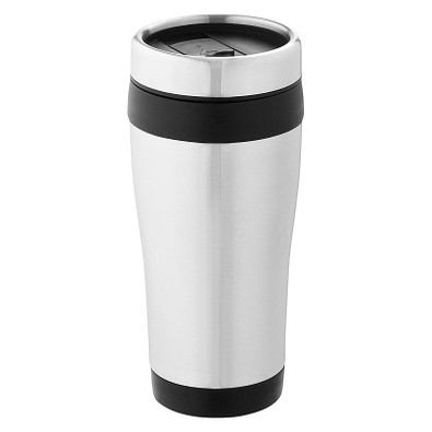 Elwood 410 ml RCS-zertifizierter Isolierbecher aus recyceltem Edelstahl, schwarz