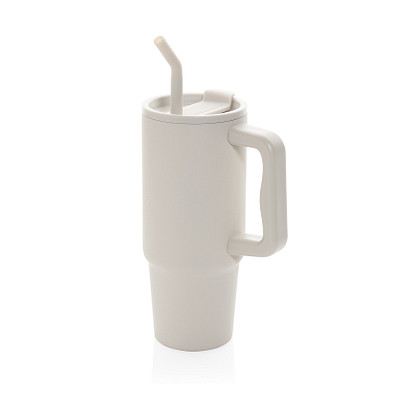 Embrace Deluxe Becher aus RCS recyceltem Edelstahl 900ml, beige